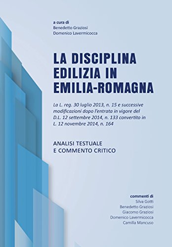 La Disciplina Edilizia In Emilia-Romagna (italian Edition) [Paperback]