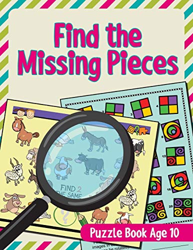 Find the Missing Pieces  Puzzle Book Age 10 [Paperback]