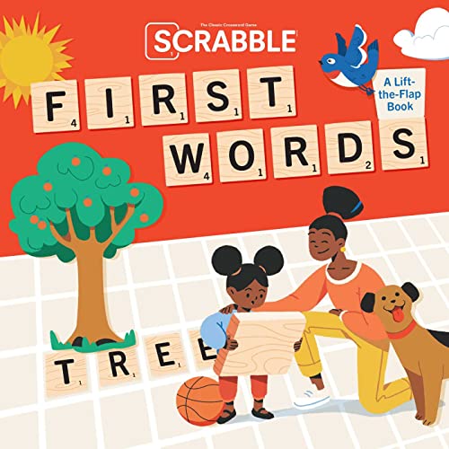 Scrabble First Words (Interactive Books for Kids Ages 0+, First Words Board Bo [Board book]