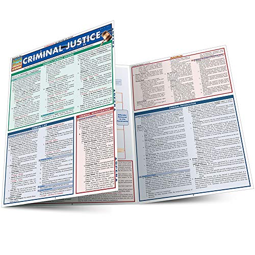 Criminal Justice QuickStudy Laminated Reference Guide [Fold-out book or cha]