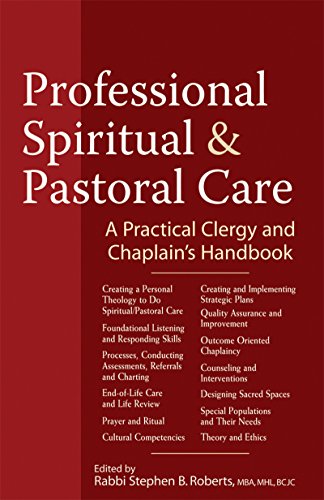 Professional Spiritual & Pastoral Care A Practical Clergy and Chaplain's Ha [Paperback]