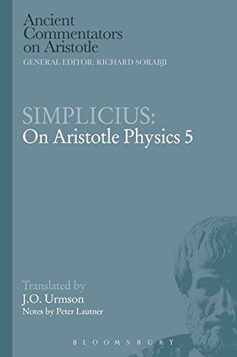 Simplicius On Aristotle Physics 5 [Paperback]