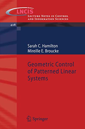Geometric Control of Patterned Linear Systems [Paperback]