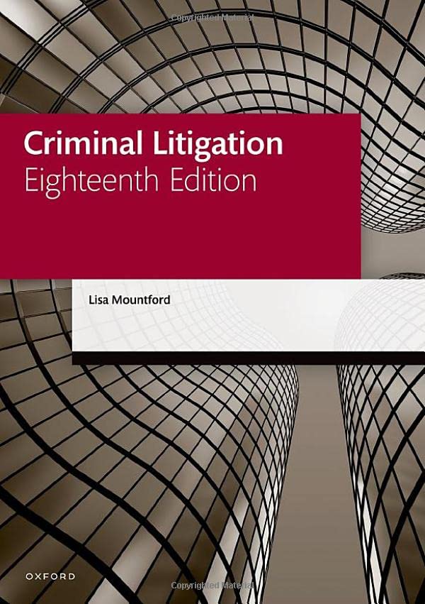 Criminal Litigation [Paperback]