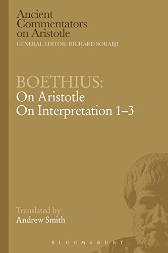 Boethius On Aristotle On Interpretation 1-3 [Hardcover]