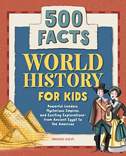 World History for Kids 500 Facts [Paperback]