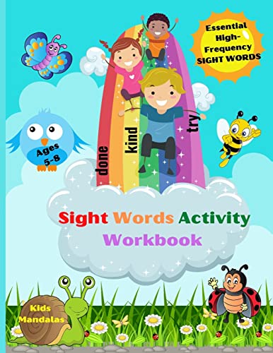 Amazing Sight Words Activity Book For Kids