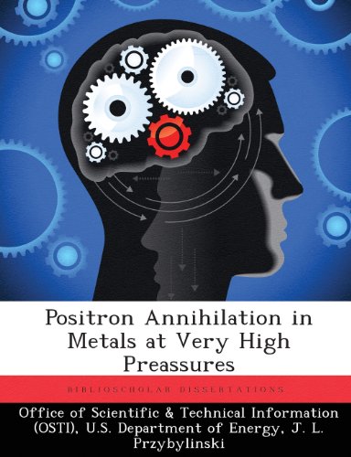 Positron Annihilation in Metals at Very High Preassures [Paperback]
