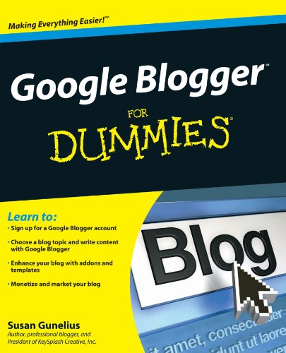 Google Blogger For Dummies [Paperback]