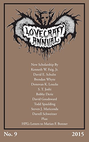 Lovecraft Annual No. 9 (2015) [Paperback]