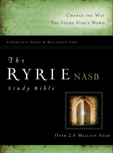 The Ryrie Nas Study Bible Hardback Red Letter (ryrie Study Bibles 2008) [Hardcover]