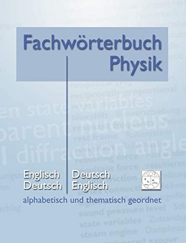 Fachwrterbuch Physik - Alphabetisch und Thematisch Geordnet [Paperback]