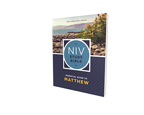 NIV Study Bible Essential Guide to Matthew, Paperback, Red Letter, Comfort Print [Paperback]
