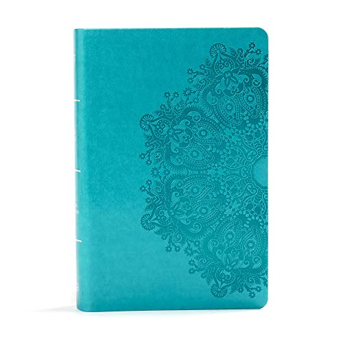 KJV Large Print Personal Size Reference Bible, Teal Leathertouch Indexed [Unknown]