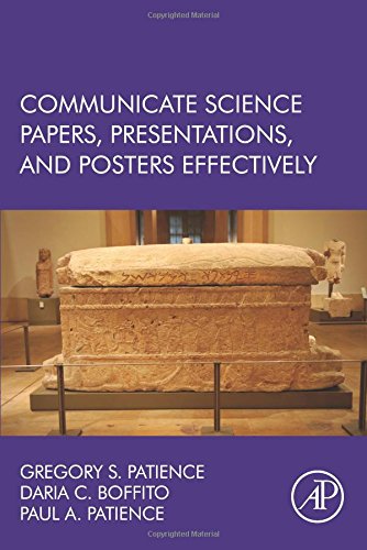 Communicate Science Papers, Presentations, and Posters Effectively [Paperback]