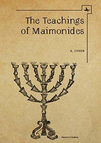 The Teachings of Maimonides [Hardcover]