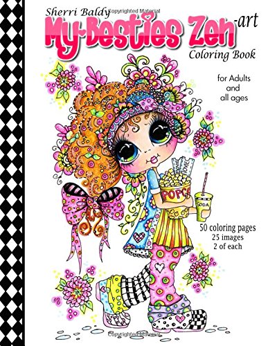 Sherri Baldy My-Besties Zen Art Coloring Book [Paperback]