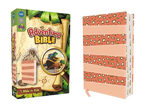 NIV, Adventure Bible, Leathersoft, Coral, Full Color, Thumb Indexed Tabs [Leather / fine bindi]