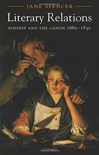 Literary Relations Kinship and the Canon 1660-1830 [Hardcover]