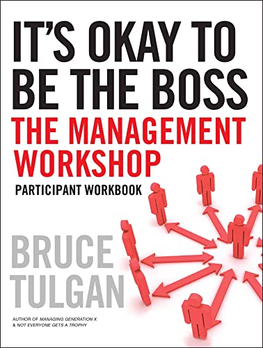 It's Okay to Be the Boss Participant Workbook [Paperback]
