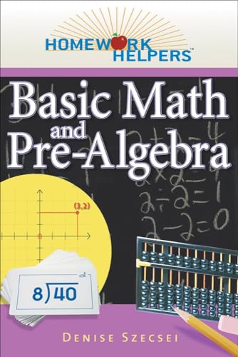 Homework Helpers Basic Math And Pre-Algebra [Paperback]
