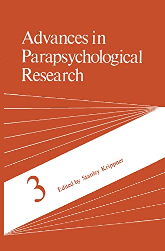 Advances in Parapsychological Research [Hardcover]