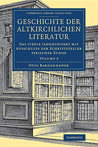 Geschichte der altkirchlichen Literatur [Paperback]