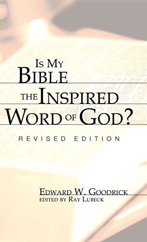 Is My Bible the Inspired Word of God [Hardcover]