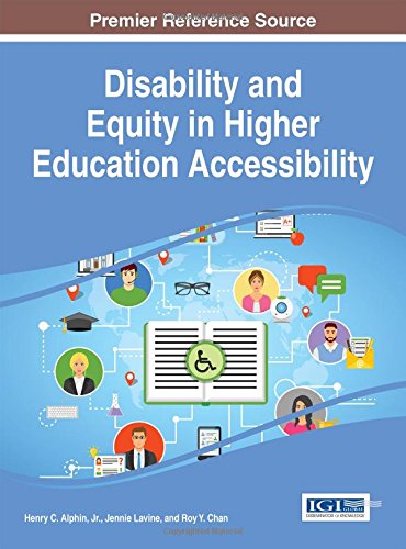 Disability and Equity in Higher Education Accessibility [Hardcover]