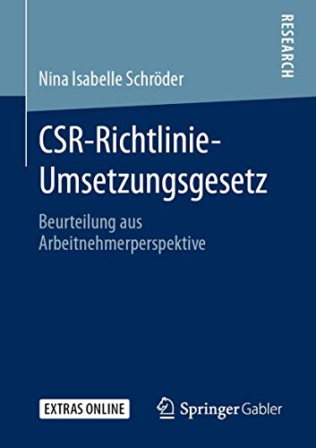 CSR-Richtlinie-Umsetzungsgesetz Beurteilung aus Arbeitnehmerperspektive [Paperback]