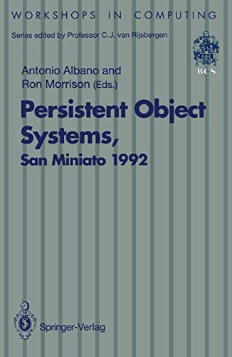 Persistent Object Systems Proceedings of the Fifth International Workshop on Pe [Paperback]