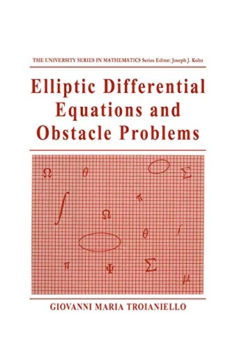 Elliptic Differential Equations and Obstacle Problems [Hardcover]