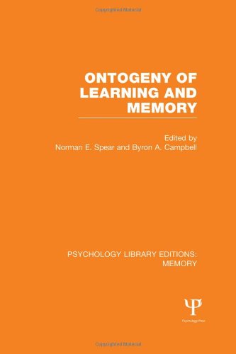 Ontogeny of Learning and Memory (PLE Memory) [Hardcover]