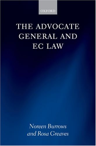 The Advocate General and EC Law [Hardcover]