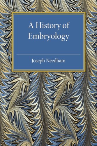 A History of Embryology [Paperback]