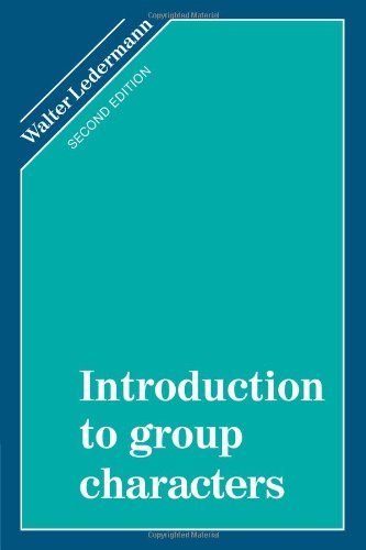 Introduction to Group Characters [Paperback]