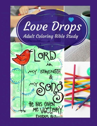 Adult Coloring Bible Study Love Drops [Paperback]