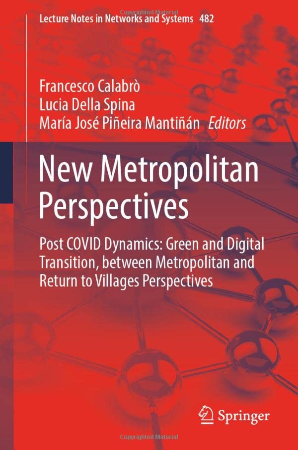 New Metropolitan Perspectives Post COVID Dynamics Green and Digital Transition [Hardcover]