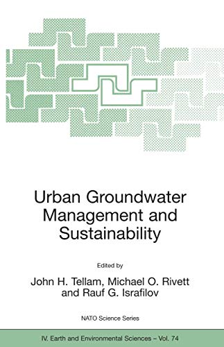 Urban Groundwater Management and Sustainability [Hardcover]