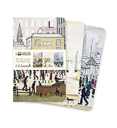 L.S. Lowry Set of 3 Mini Notebooks [Notebook / blank boo]