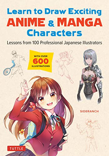 Learn to Draw Exciting Anime & Manga Characters Lessons from 100 Profession [Paperback]