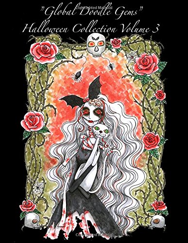 Halloween Collection 3 Halloween Adult Coloring Book (global Doodle Gems Hallow [Paperback]