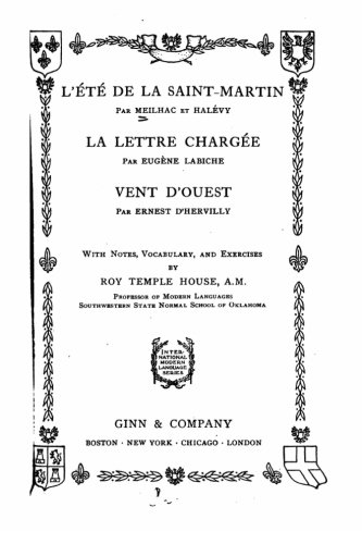 L't De La Saint-Martin (french Edition) [Paperback]