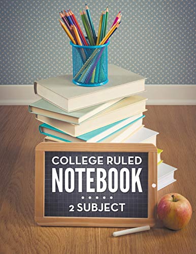 College Ruled Notebook 2 Subject [Paperback]