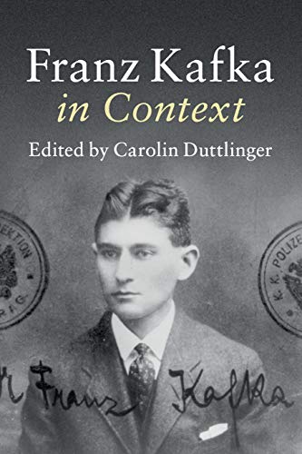 Franz Kafka in Context [Paperback]