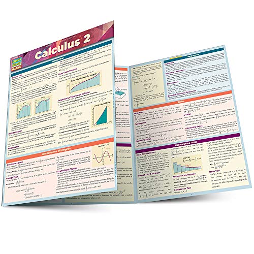 Calculus 2 a QuickStudy Laminated Reference Guide [Fold-out book or cha]