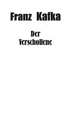 Der Verschollene (german Edition) [Hardcover]