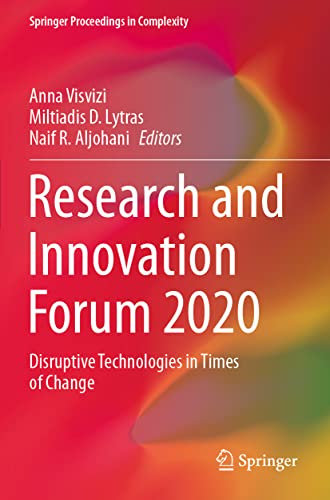 Research and Innovation Forum 2020 Disruptive Technologies in Times of Change [Paperback]