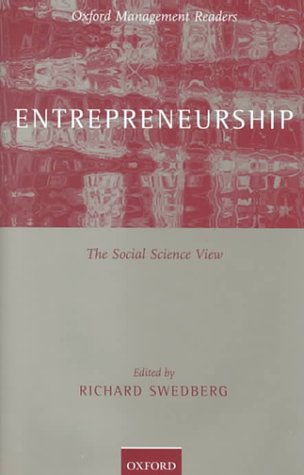 Entrepreneurship The Social Science View [Hardcover]