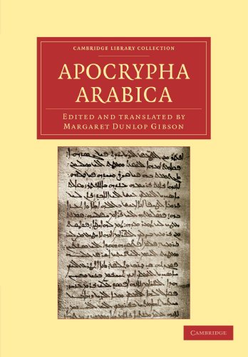 Apocrypha Arabica [Paperback]